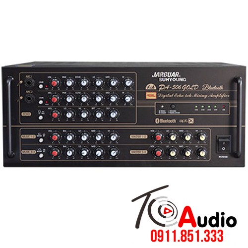 Amply Jarguar PA 506 GoLd-Bluetooth công suất lớn 1200w
