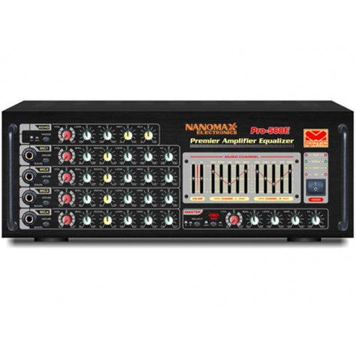 Amply karaoke Nanomax Pro 568E công suất lớn, giá rẻ phù hợp