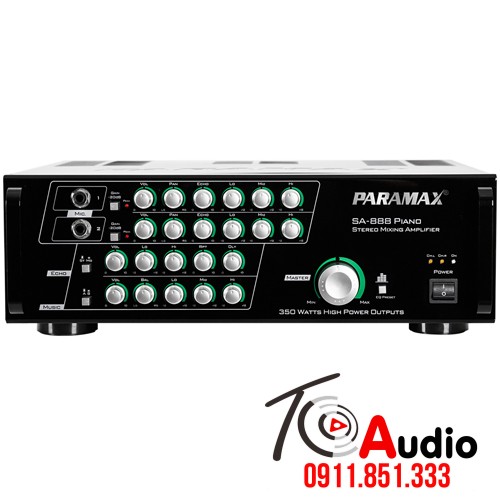 Amply paramax SA 888 piano giá tầm trung, chất lượng cao