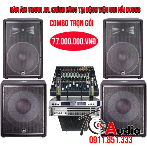 Dàn âm thanh hội trường lắp đặt tại bệnh viện Nhi Hải Dương