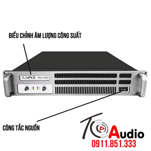 Cục đẩy công suất LYNZ RSX-10000 chuyên dùng cho loa Sub