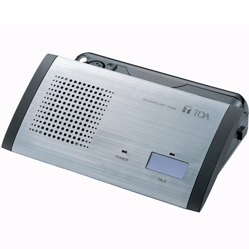 Máy đại biểu TOA TS-802 độ nhạy cao, không hú rít, tiếng chân thực