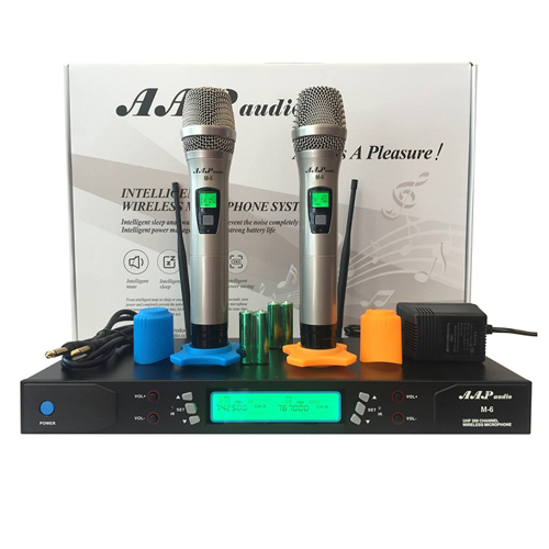 Micro không dây AAP M6 hàng chính hãng, bảo hành 12 tháng