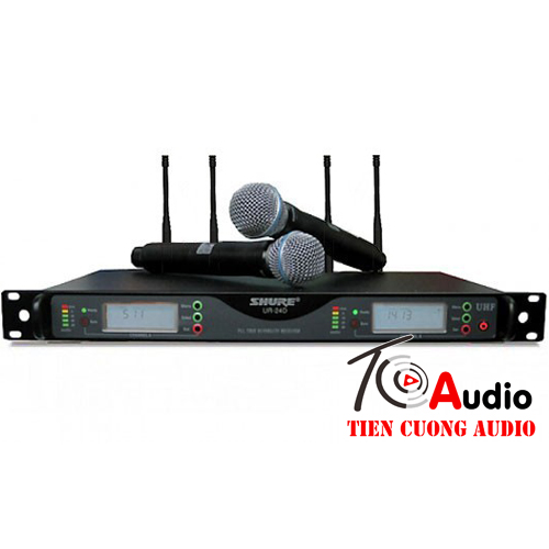 Micro không dây Shure UR 24D, chất tiếng hay, độ nhạy cực tốt
