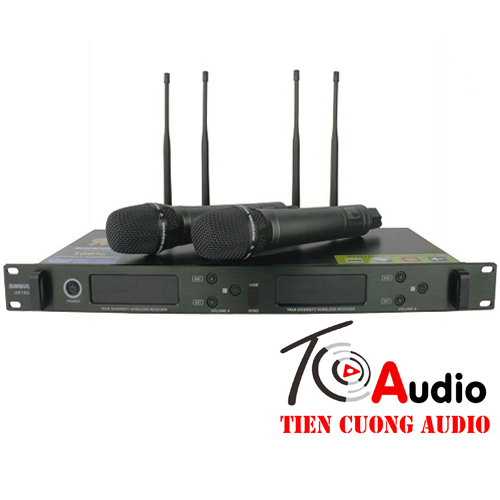 Micro không dây Shure UR18D, 4 râu ăng ten, sóng cực khỏe