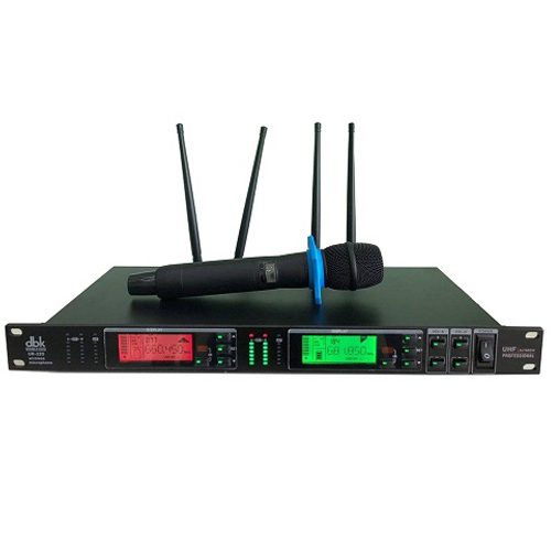 Micro không dây SHURE UR 32D, 4 râu ăng ten, sóng cực khỏe, tiếng sáng