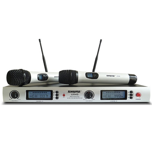 Micro karaoke Shure UR4S độ nhạy cao, không hú rít