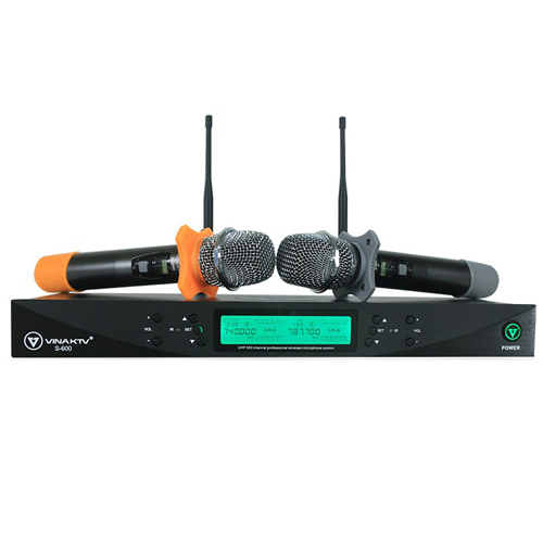 Micro không dây VinaKTV S600 giá rẻ chất tiếng cực hay, bảo hành 12 tháng