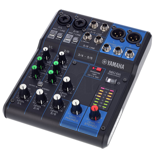 Mixer Yamaha MG-06 hàng chính hãng, giá rẻ nhất thị trường